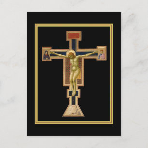 Carte postale du Crucifix de Giotto 1290 - 1295