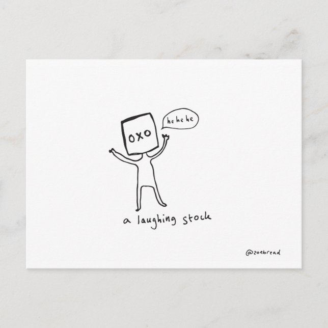 Carte postale du cube stock (Devant)