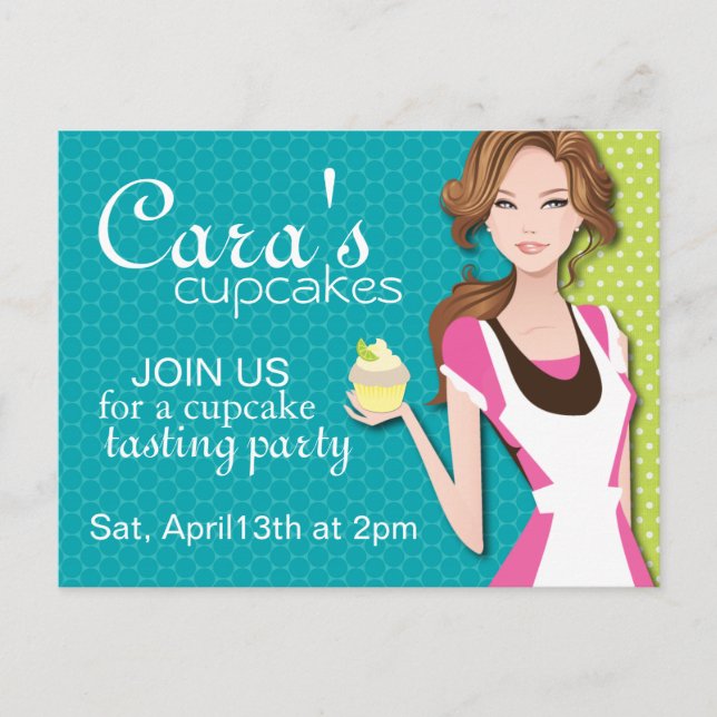 Carte postale du Cupcake Tasting Party (Devant)