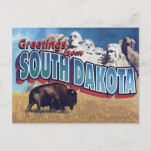 Carte postale du Dakota du Sud