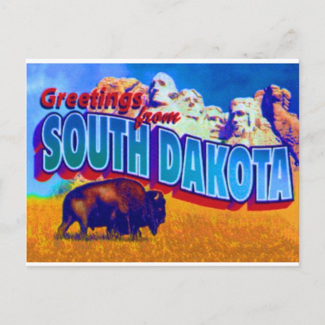 Carte postale du Dakota du Sud (Devant)