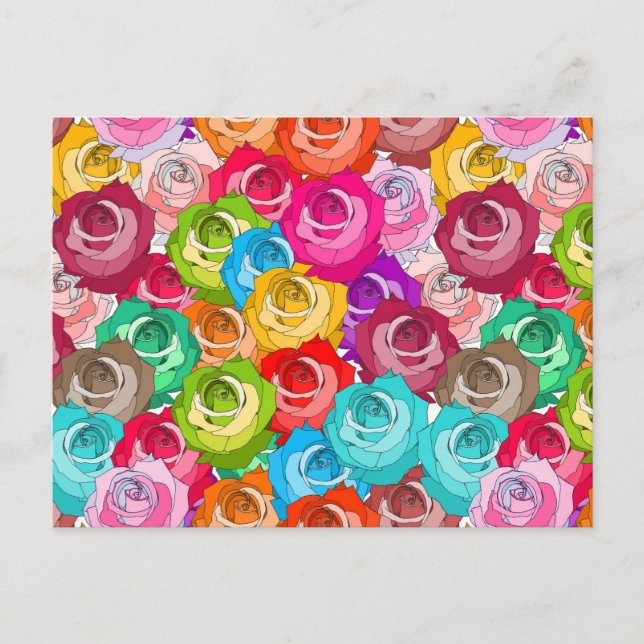 Carte postale du défilé rose (Devant)