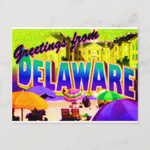 Carte postale du Delaware