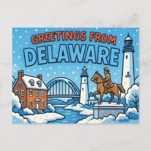 Carte postale du DELAWARE