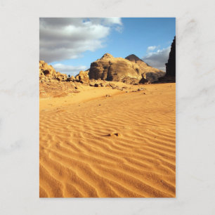 Carte postale du désert de Wadi Rum
