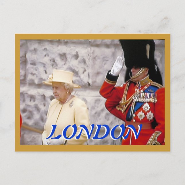 Carte postale du Diamond Jubilee des couleurs (Devant)