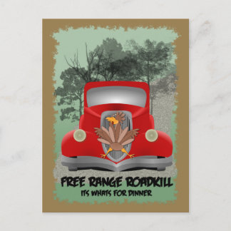 Carte postale du dîner Roadkill