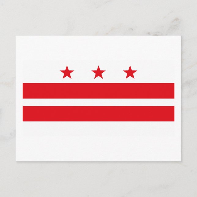 Carte postale du district de Columbia (Devant)