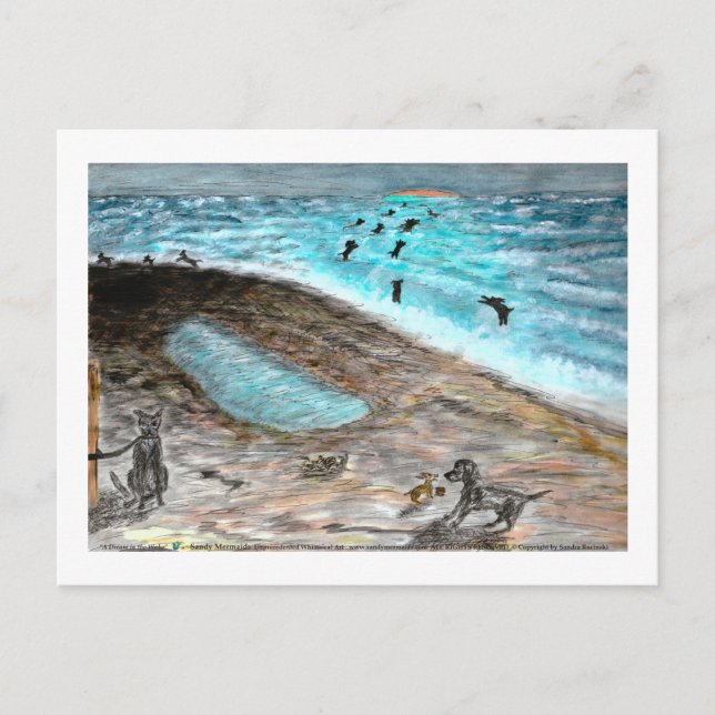 Carte postale du Doggie Beach Party (Devant)