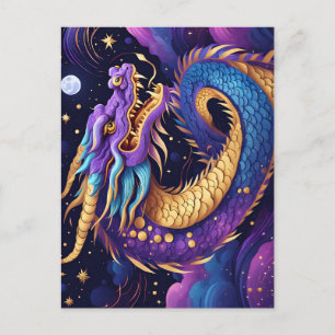 carte postale du dragon céleste