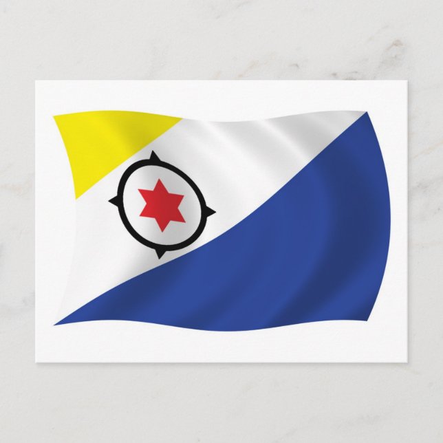 Carte postale du drapeau de Bonaire (Devant)