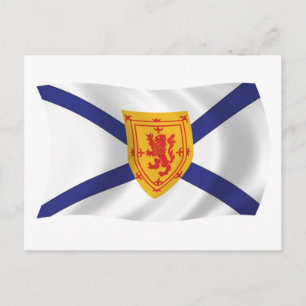 Carte postale du drapeau de la Nouvelle-Écosse