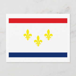 Carte postale du drapeau de la Nouvelle-Orléans