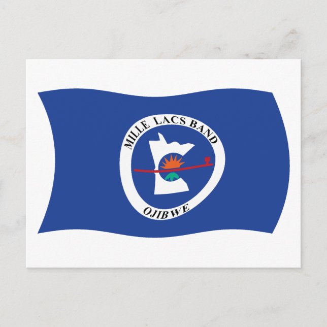 Carte postale du drapeau de la réserve de la bande (Devant)