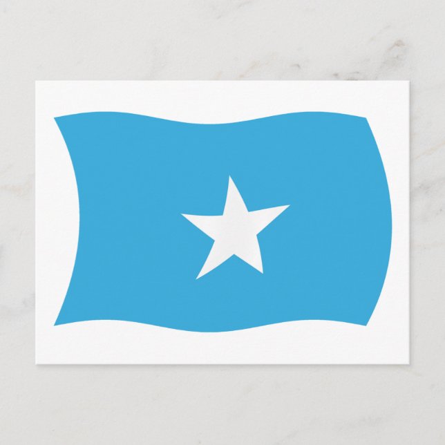 Carte postale du drapeau de la Somalie (Devant)