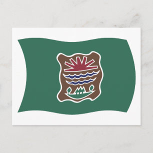 Carte postale du drapeau de la tribu Abenaki
