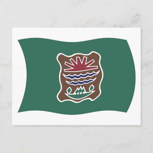 Carte postale du drapeau de la tribu Abenaki (Devant)