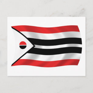 Carte postale du drapeau de la tribu Arapaho