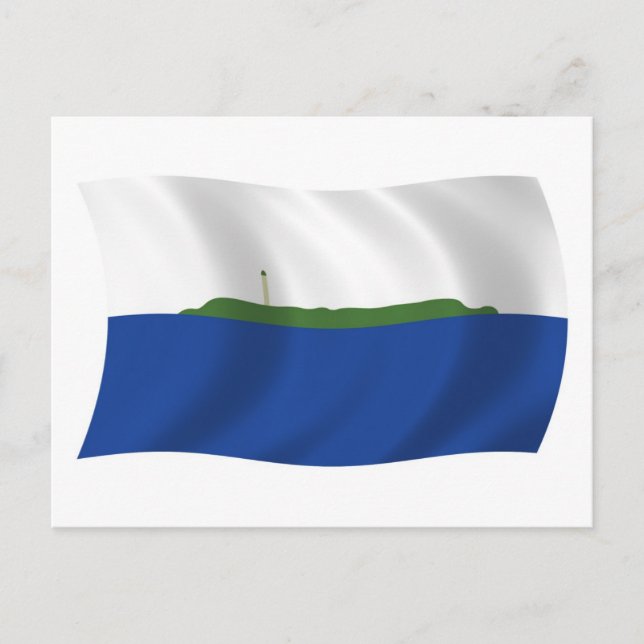 Carte postale du drapeau de l'île de Navassa (Devant)