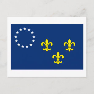 Carte postale du drapeau de Louisville
