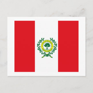 Carte postale du drapeau de Raleigh