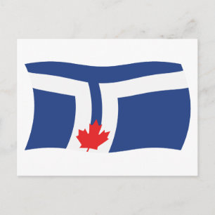 Carte postale du drapeau de Toronto