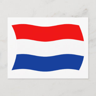 Carte postale du drapeau des Pays-Bas