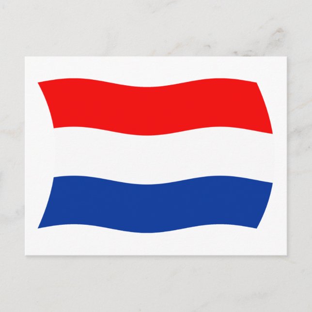 Carte postale du drapeau des Pays-Bas (Devant)