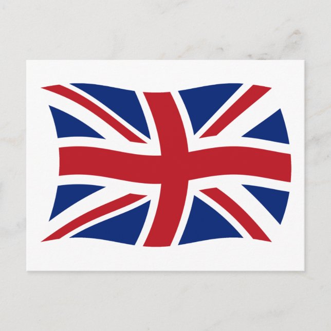 Carte postale du drapeau du Royaume-Uni (Devant)