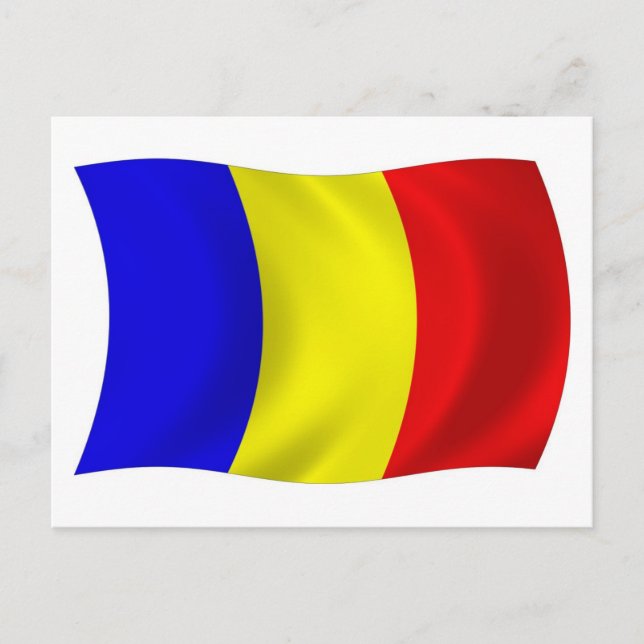 Carte postale du drapeau du Tchad (Devant)