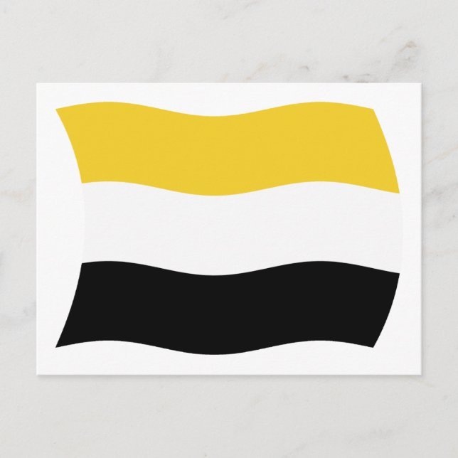 Carte postale du drapeau garifuna (Devant)