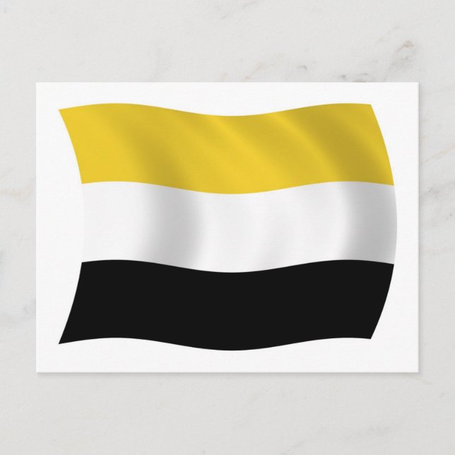 Carte postale du drapeau garifuna (Devant)