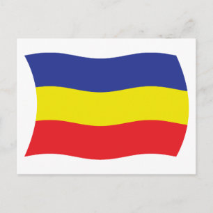 Carte postale du drapeau Khmer Kampuchea Krom