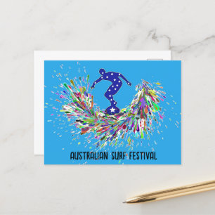 Carte postale du Festival du Surf australien