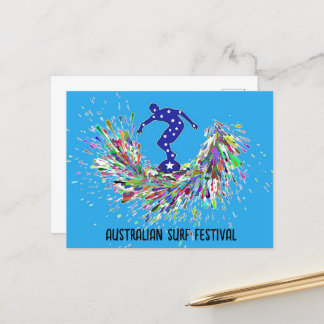 Carte postale du Festival du Surf australien