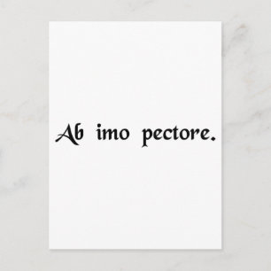 Carte Postale Du fond de la poitrine