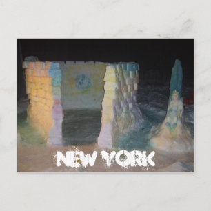 Carte Postale Du Fort De Neige De NEW YORK Par Man