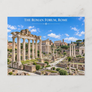 Carte postale du forum de la Rome antique