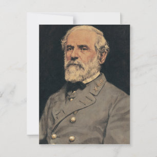 Carte postale du général Robert E. Lee
