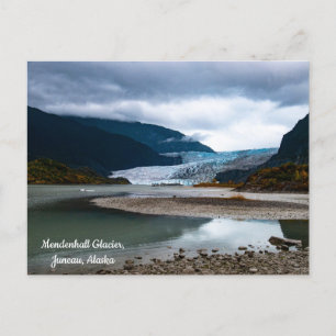 Carte postale du glacier Mendenhall, Juneau, Alask