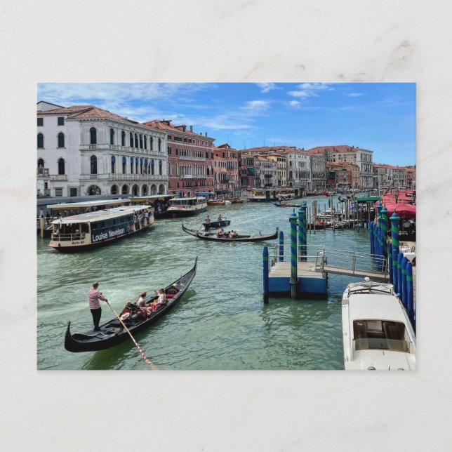 Carte postale du Grand Canal de Venise (Devant)