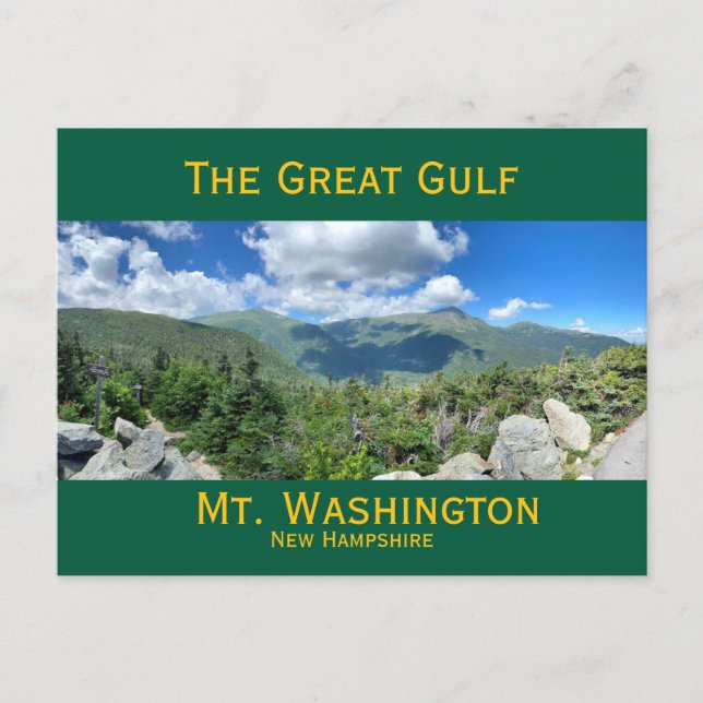 Carte postale du Great Gulf Mt. Washington New Ham (Devant)