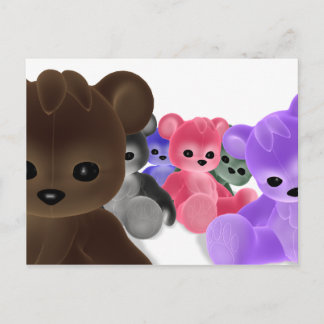Carte postale du groupe Teddy Bearz