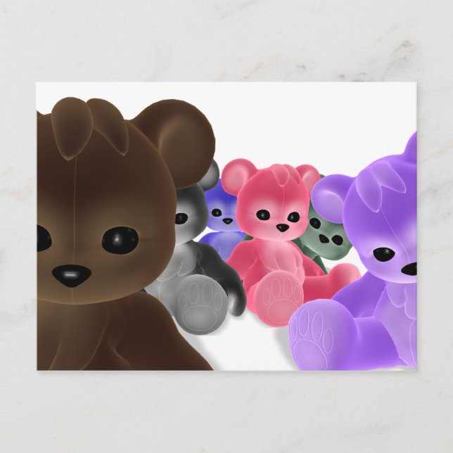Carte postale du groupe Teddy Bearz (Devant)