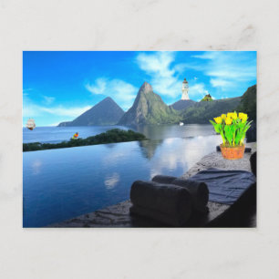 Carte postale du Jade Mountain Resort