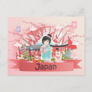 Carte postale du Japon