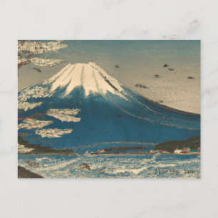 Carte postale du Japon Ukiyo-e Mont Fuji