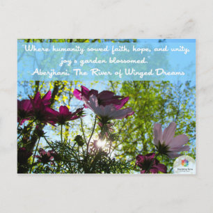 Carte postale du jardin de la Force de l'Amitié