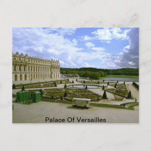 Carte postale du jardin du château de versailles