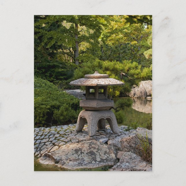 Carte postale du jardin japonais (Devant)
